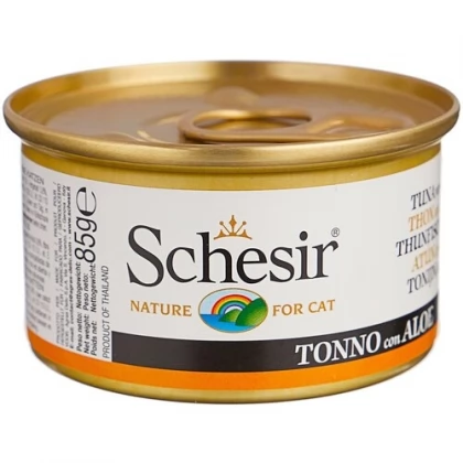 Влажный корм для кошек Schesir Тунец с алое, 85г*14шт. арт. 101282957420 купить в Москве недорого, цена 2700 руб. в интернет-магазине