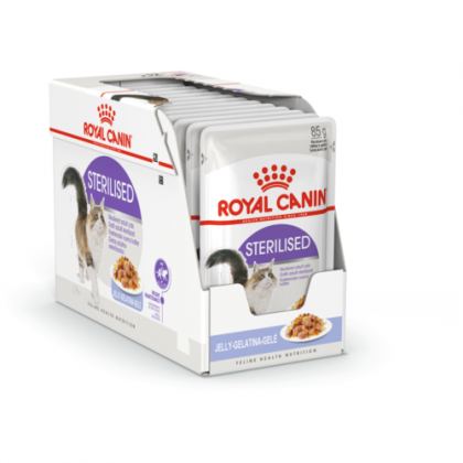 Royal Canin Sterilised пауч для кастрированных котов и стерилизованных кошек (кусочки в желе) Мясо, 85 г. упаковка 24 шт арт. 101282954918 купить в Москве недорого, цена 1512 руб. в интернет-магазине