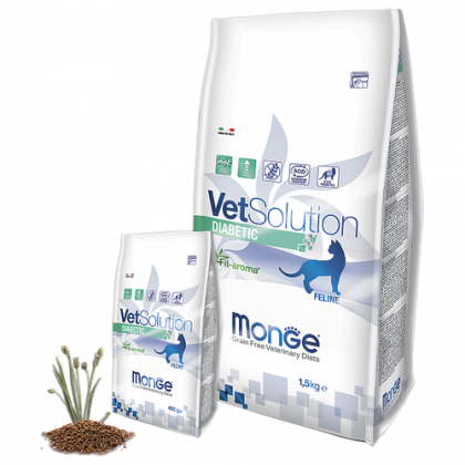 Monge VetSolution Cat Diabetic диета для кошек Диабетик 1,5 кг арт. 101602673301 купить в Москве недорого, цена 2486 руб. в интернет-магазине