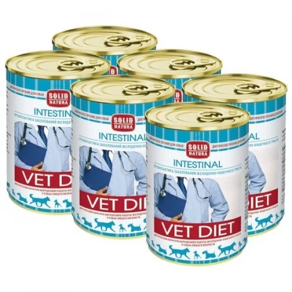 Корм влажный Solid Natura VET Intestinal диета, для собак, консервы 0,34 кг арт. 101283070847 купить в Москве недорого, цена 277 руб. в интернет-магазине